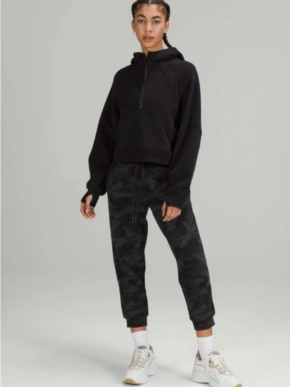 Lululemon Scuba High-Rise Cropped Jogger Heritage 365 Camo Deep Coal Multi